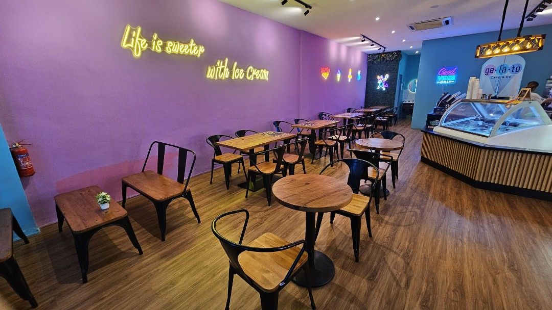 CAFE IN JOHOR BAHRU TO TAKEOVER (Category: Commercial) located in Singapore. Submitted by homemakerz (Listing ID 1299781913, Image 3). Description: Owner is a Singaporean and owned a Sdn. Bhd in Johor Bahru. Location only 8 minutes away from CIQ. Good human traffic and many singaporean and other foreigner stay here. Place is chill with a beach and many eateries. This ice cream cafe is a good overseas investment. Takeover fees including the compan