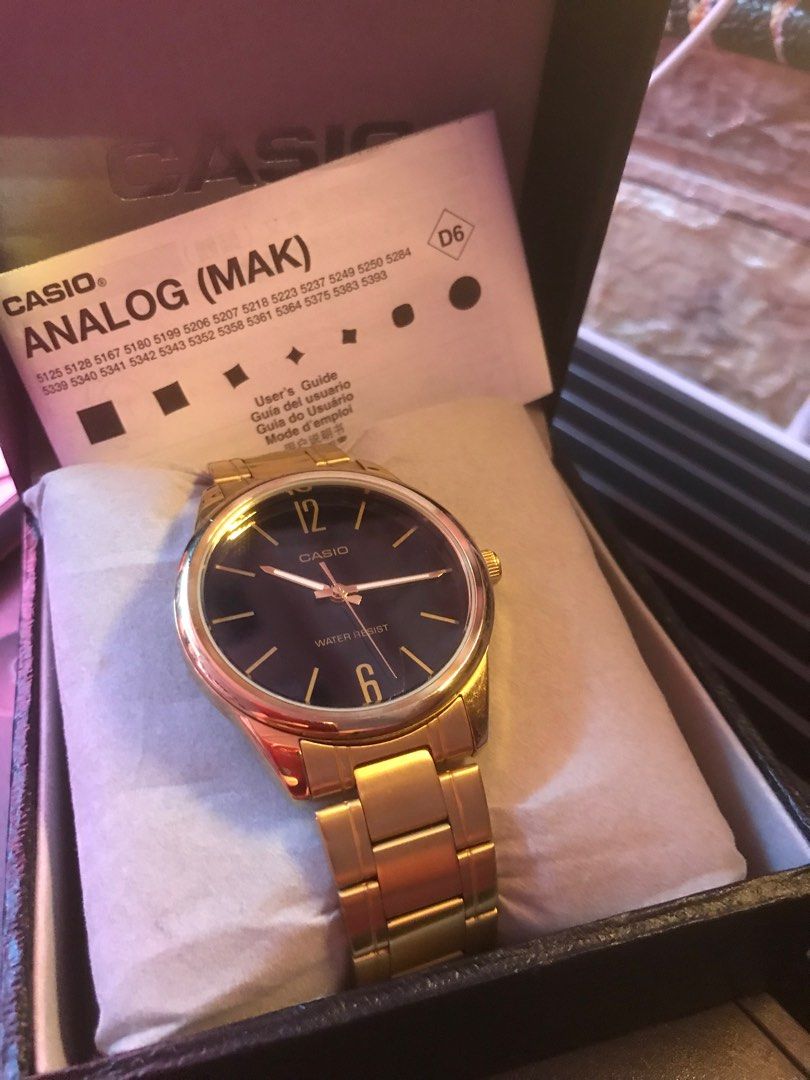 Casio ANALOG MAK MTP V00SG IBU