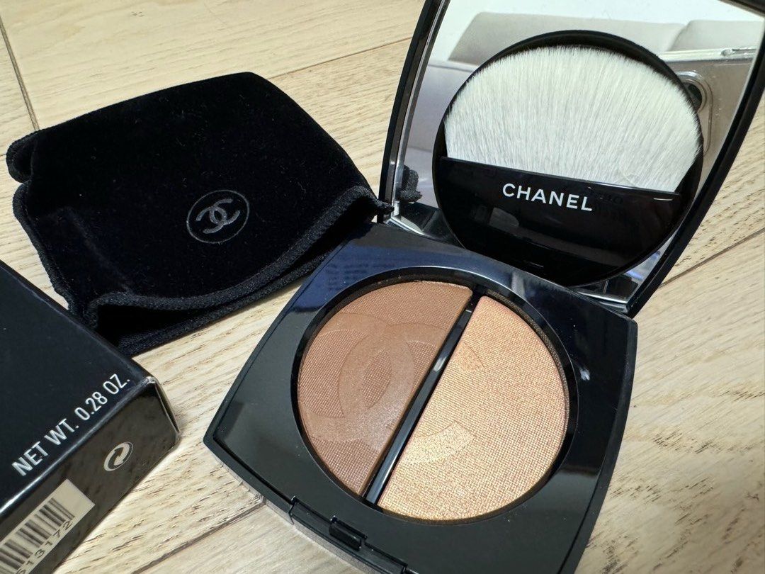 chanel bronzer and highlighter duo