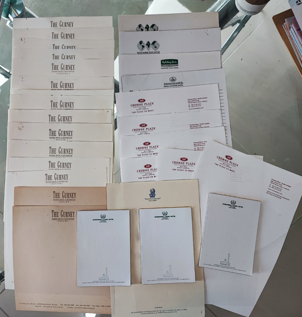 Classic Hotel Notes Pad ( Defunct and Extant ), Hobbies & Toys ...