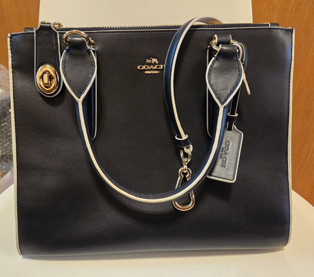 Coach CROSBY CARRYALL IN COLORBLOCK LEATHER COACH F35331 Carousell