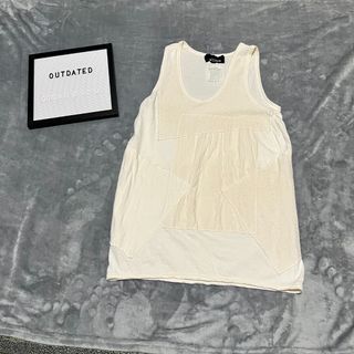 Comme Des Garcons Tricot CDG Sleeveless Blouse Off White