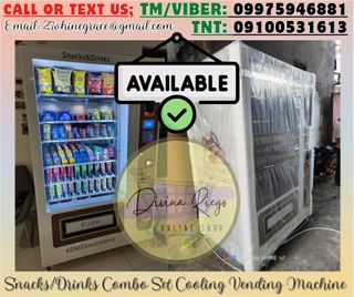 COOLING VENDING MACHINE SNACKS AND DRINKS