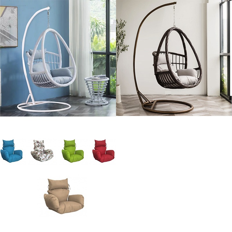 Cradle chair Garden hanging basket Rattan chair Home indoor balcony hammock Bird s nest rocking chair swing outdoor hanging chair Hanging orchid chair Furniture Home Living Furniture Chairs on Carouse...