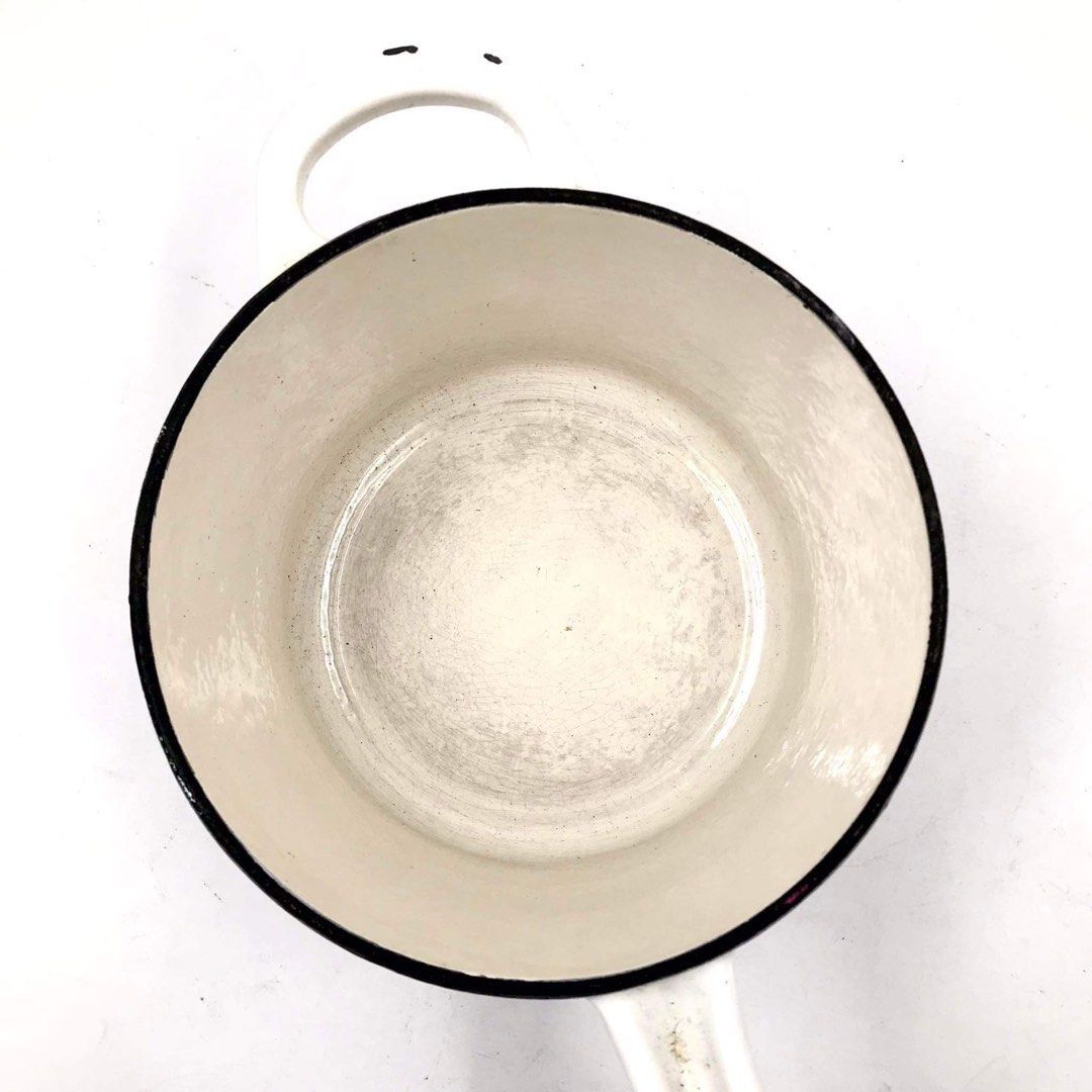 CROFTON 1.5-Liter Cast Iron Saucepan w issue (Category: Cookware & Accessories) located in Pasay City. Submitted by enrico_appliances (Listing ID 1299660219, Image 2). Description: -Material: Cast iron w/ enamel coating -Approx. Capacity: 1.5 Liters -Suitable for all stove-tops including gas, electric, glass ceramic and induction -Hand dishwashing safe built -Good addition to any minimal kitchen setup needs NOTE: Please refer to the actual posted