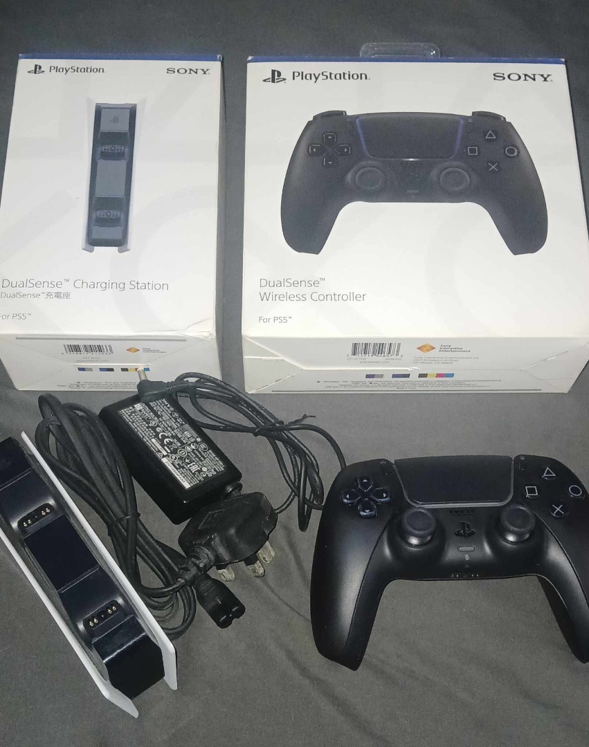 Dual Sense Controller and Charging Station Bundle, Video Gaming, Gaming ...