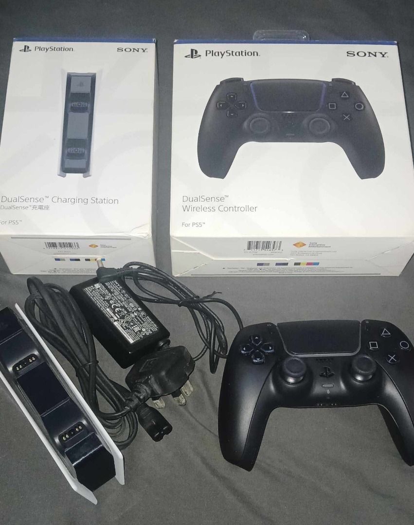 Dual Sense Controller and Charging Station Bundle, Video Gaming, Gaming ...