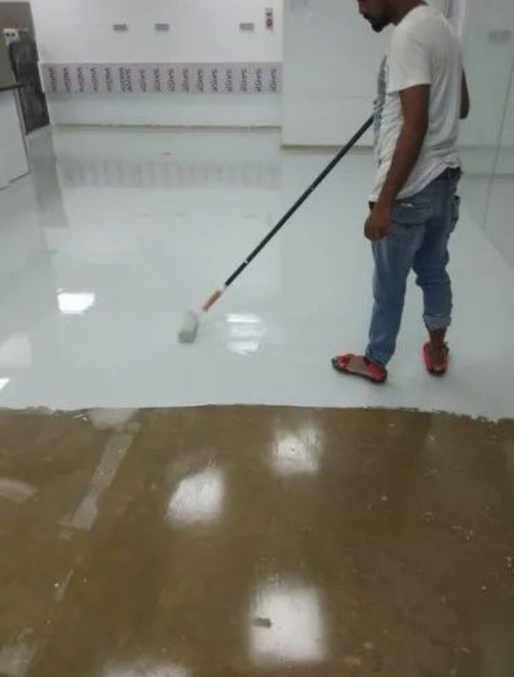 Epoxy painting,commercial area epoxy,shop epoxy,office area epoxy,anti ...