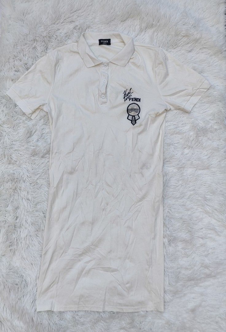 FENDI WHITE TENNIS DRESS Women s Fashion Dresses Sets Dresses on Carousell
