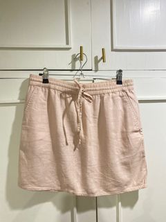 Forever 21 light pink linen skirt