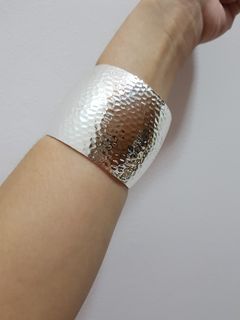 FROM ABROAD: Wide Silver Cuff / Bracelet - A270 Bracelets Bangle Bangles