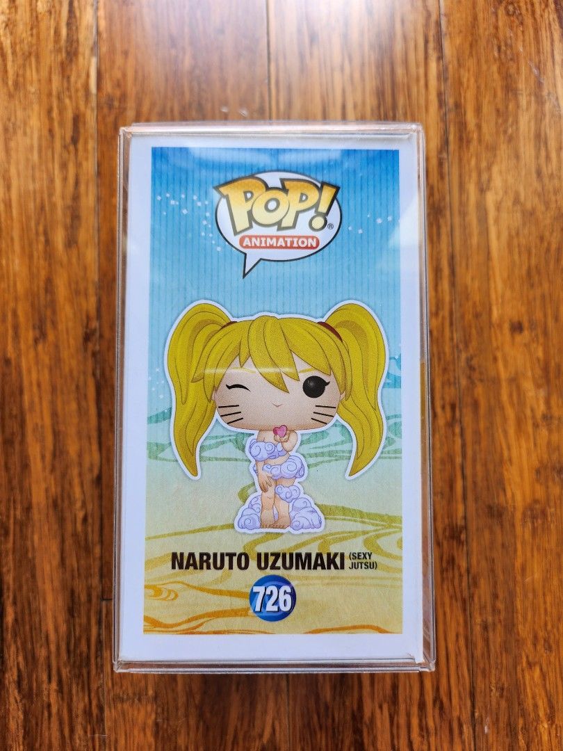 Funko Pop Naruto Sexy Jutsu (Category: Designer & Blind Box Toys) located in Quezon City. Submitted by six_half (Listing ID 1299667672, Image 2). Description: MIB With protector With Box Lunch Exclusive Sticker.
