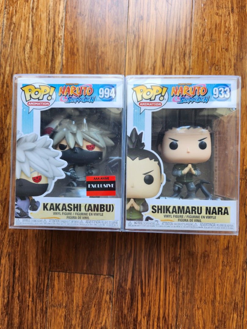 FUNKO pop Shikamaru + Kakashi Anbu Bundle (Category: Designer & Blind Box Toys) located in Quezon City. Submitted by six_half (Listing ID 1299666660, Image 1). Description: Price posted is if sold as SET Individual Prices: Php700 Kakashi Anbu -BIB, with protector Php700 Shikamaru -BIB, with protector (SOLD).