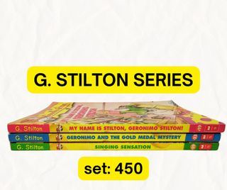 GERONIMO STILTON BOOKS (2nd hand)