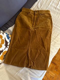 GU corduroy skirt XS brown