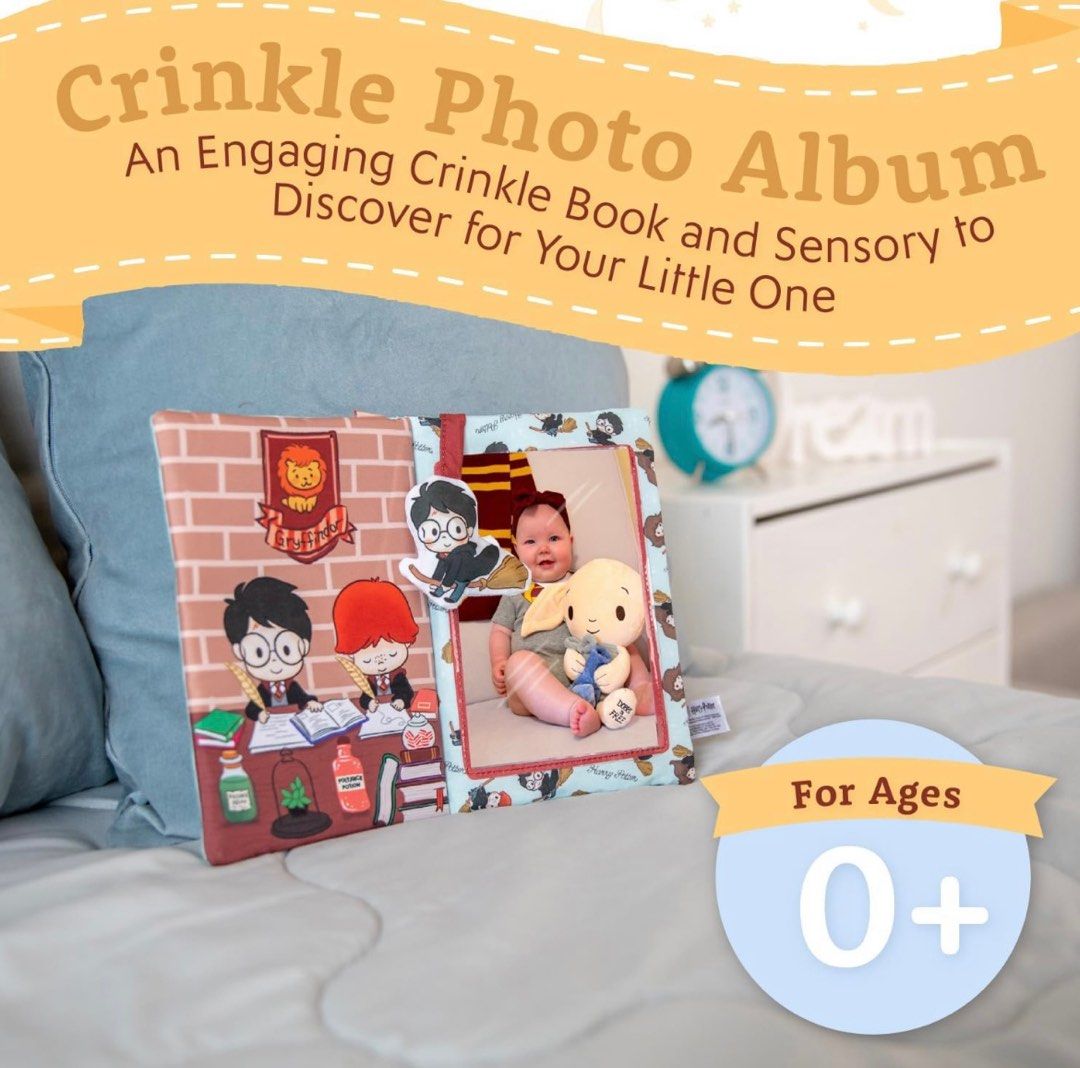 Harry Potter Baby Photo Memory Album Crinkle Soft Sensory Book