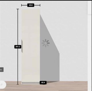 Ikea pax cabinet wardrobe glossy door