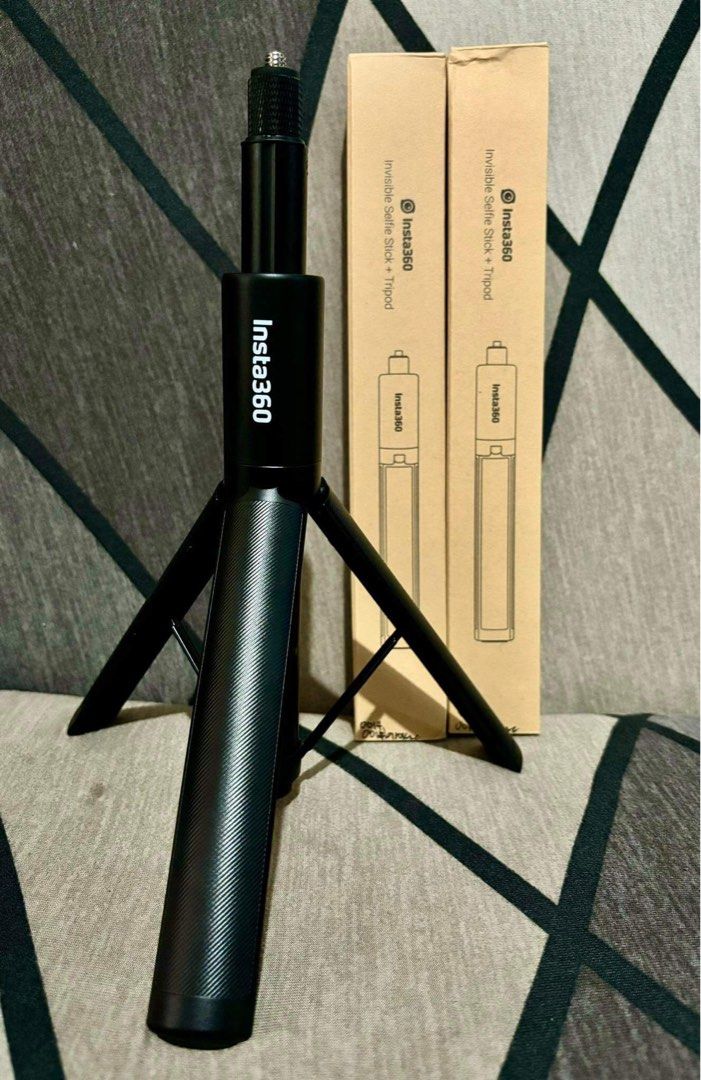 INSTA360 2in1 INVISIBLE STICK (Category: Tripods & Monopods) located in Makati City. Submitted by marizacost86218 (Listing ID 1299666581, Image 1). Description: INSTA360 2 IN 1 INVISIBLE SELFIE STICK PLUS TRIPOD 1) Designed for: Insta360 Ace/Ace Pro/ONE RS ,GO 3/ONE X3/X2, ONE R, ONE X or EVO Compatible Model : Ace/Ace Pro/GO3, X3, ONE X2, ONE RS/ RS 1-Inch 360 edition NOTE: For Ace/Ace Pro (A 1/4" three-prong adapter + magnetic quick release is 