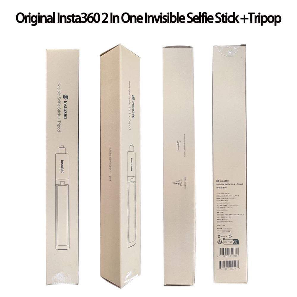 INSTA360 2in1 INVISIBLE STICK (Category: Tripods & Monopods) located in Makati City. Submitted by marizacost86218 (Listing ID 1299666581, Image 3). Description: INSTA360 2 IN 1 INVISIBLE SELFIE STICK PLUS TRIPOD 1) Designed for: Insta360 Ace/Ace Pro/ONE RS ,GO 3/ONE X3/X2, ONE R, ONE X or EVO Compatible Model : Ace/Ace Pro/GO3, X3, ONE X2, ONE RS/ RS 1-Inch 360 edition NOTE: For Ace/Ace Pro (A 1/4" three-prong adapter + magnetic quick release is 