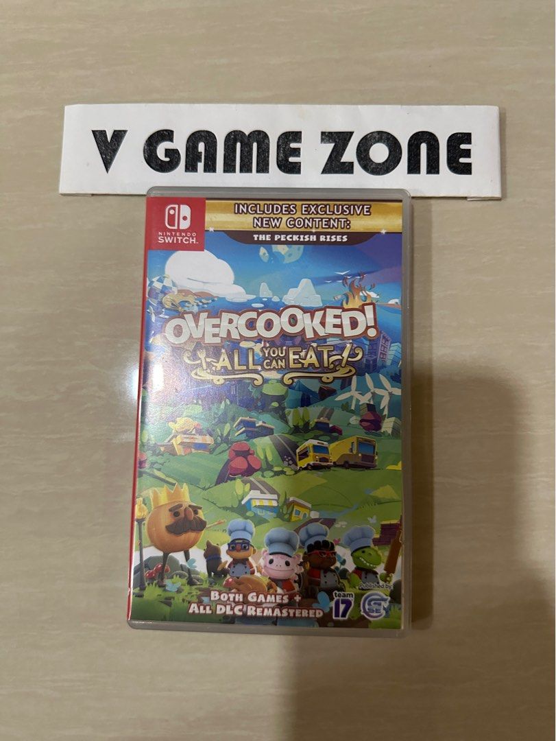 Overcooked All You Can Eat - Nintendo Switch Used Games - Physical Game  Card, Video Gaming, Video Games, Nintendo on Carousell