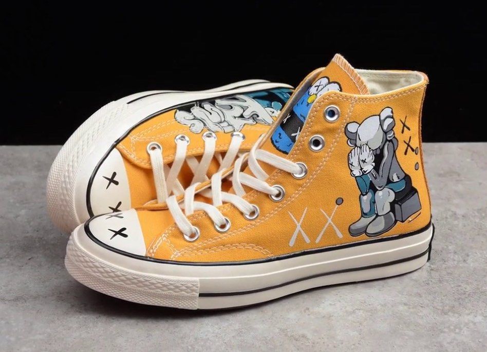 Converse 7s x kaws deals