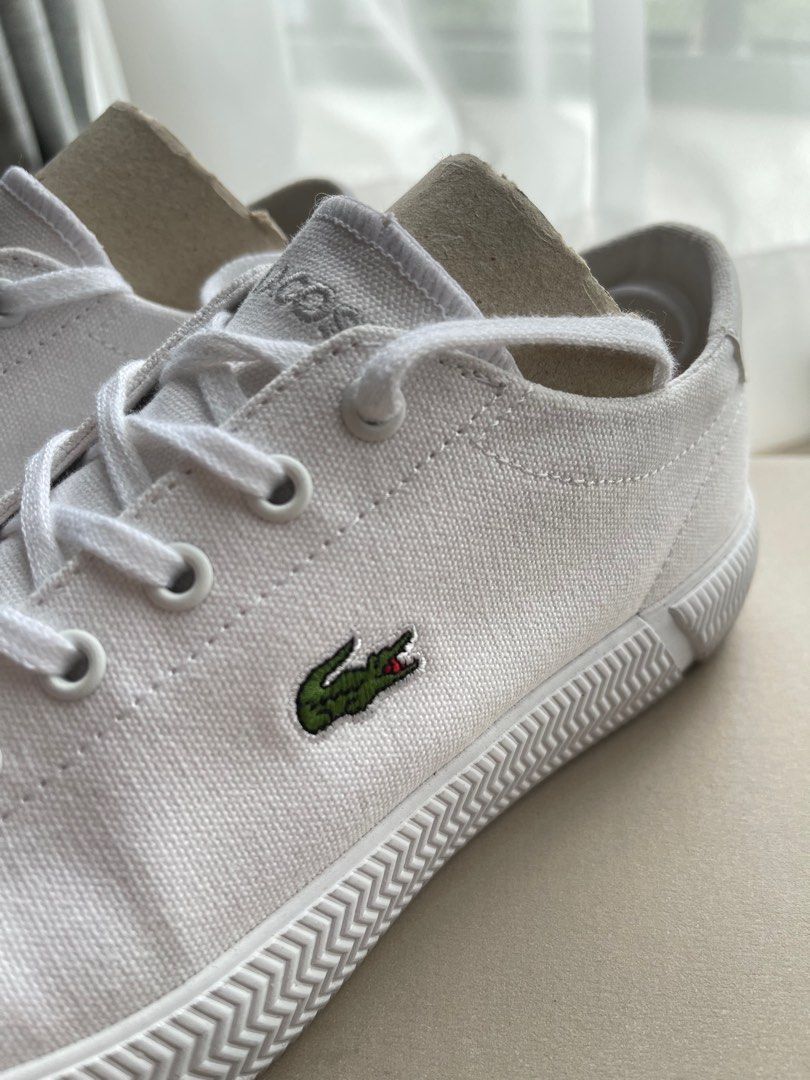 Lacoste Canvas Sneakers Women s Fashion Footwear Sneakers on Carousell
