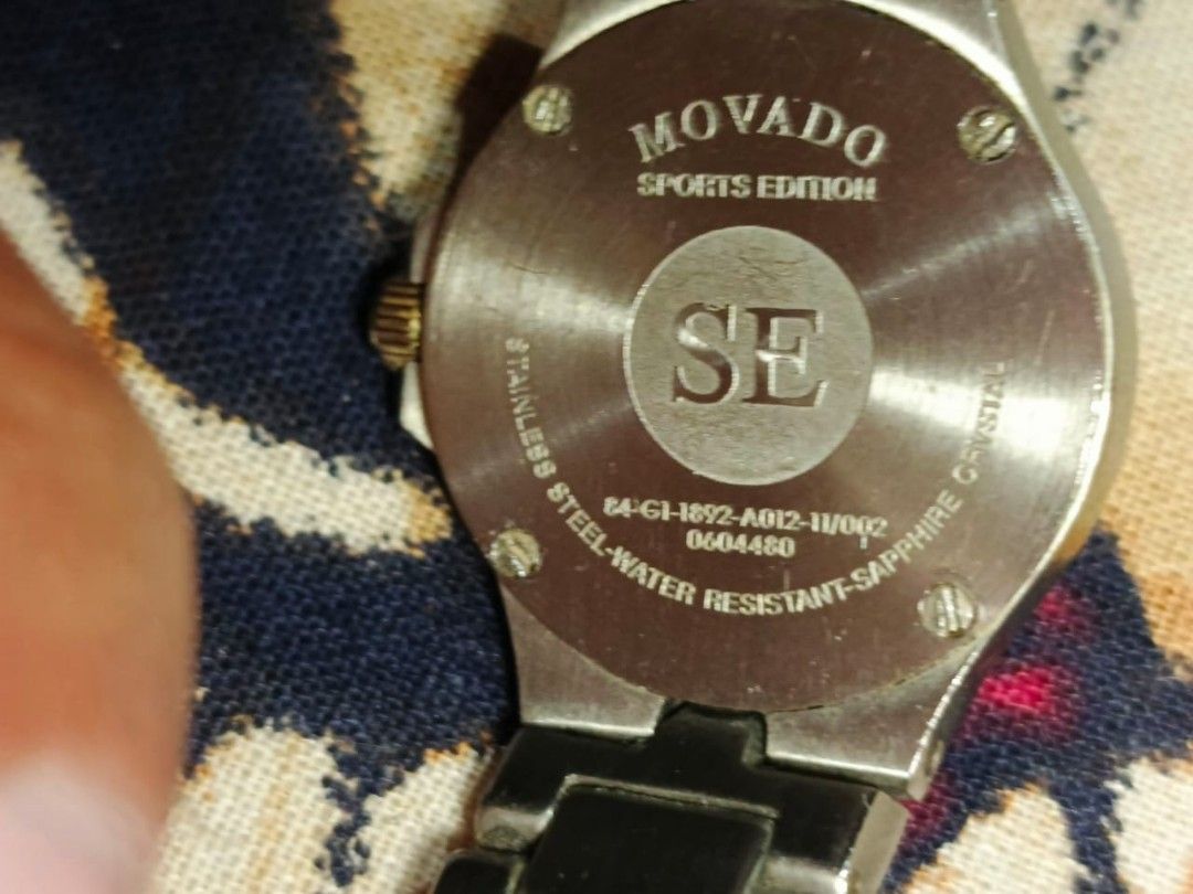 MOVADO sport edition Fesyen Wanita Jam Tangan di Carousell