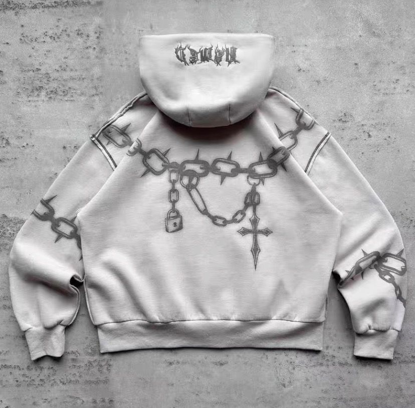 国内で当店のみ Named Collective CHAINS ZIP HOODIE Named Collective Chains Zip Hoodie + Sweatpants, 男裝, 外套