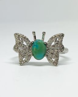 Natural Butterfly African Turquoise •