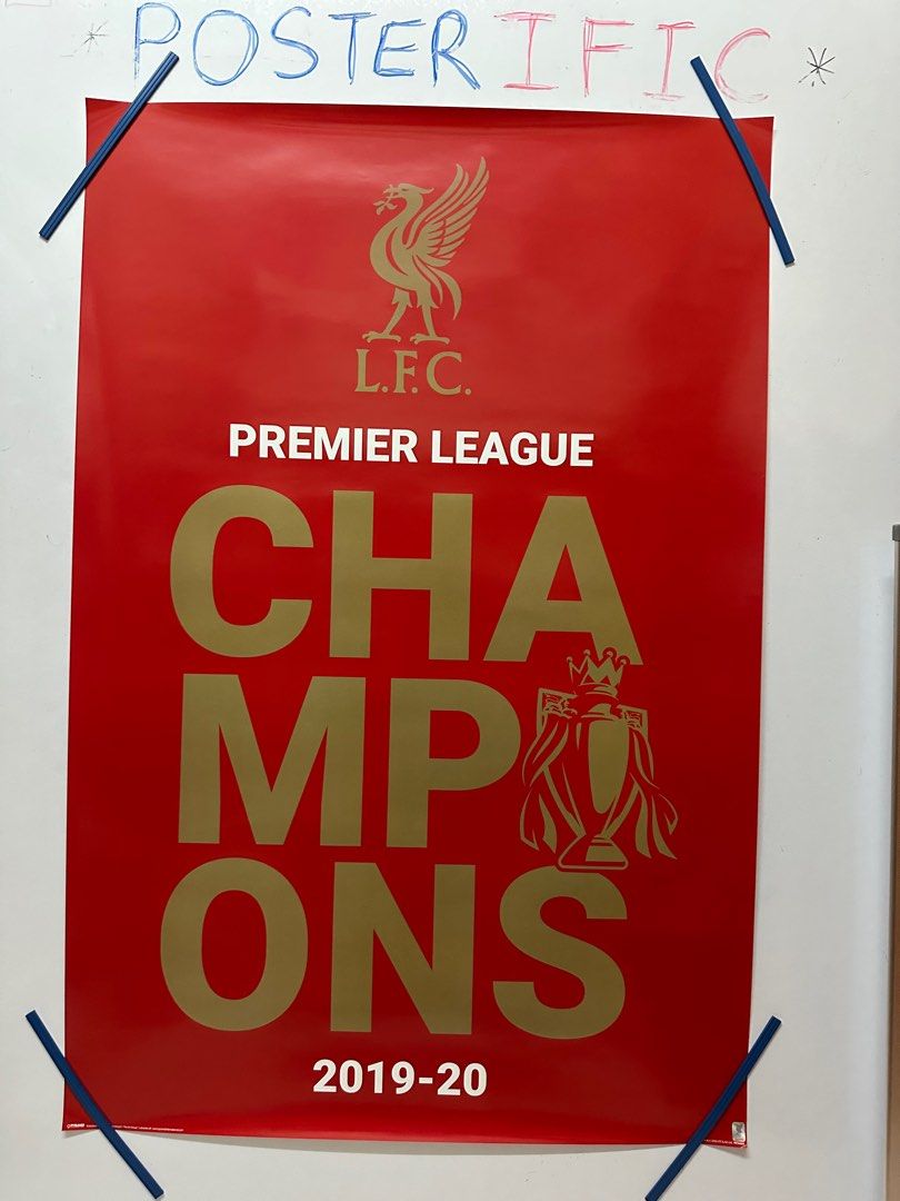 [NEW] Liverpool FC (Champions 2019/20 Logo) - Poster (61 cm X 91.5 cm ...