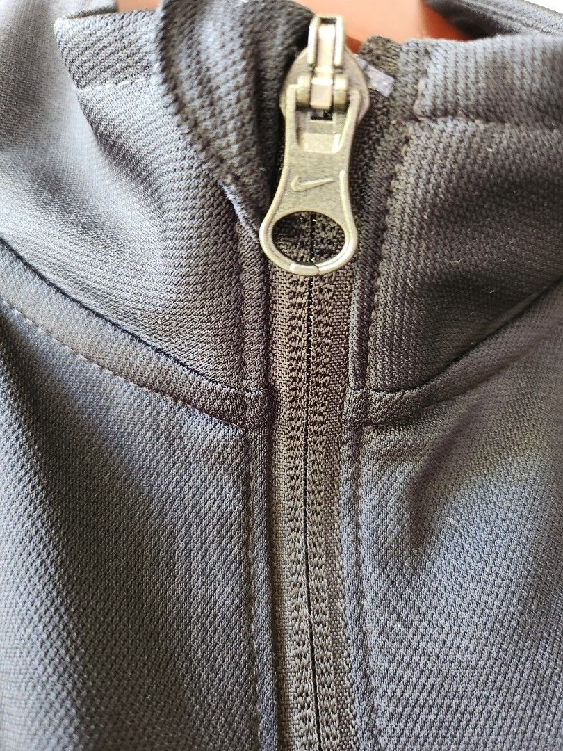 Nike Dri-fit Track Jacket (Category: Activewear) located in Quezon City. Submitted by six_half (Listing ID 1299662730, Image 3). Description: Size Small Barely Used Buy as a set with the joggers for 1,850 Shoulder: approx 18in Width: 19in Length: 24in Arm length: approx 24in.