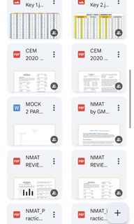 NMAT review materials Gdrive