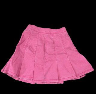 NOBO Pink Pleated  Skirt High Waist