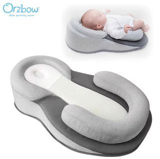 Orzbow Elevated Anti Reflux Potable Baby Bed 