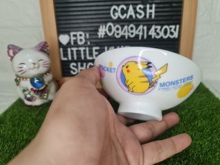 Pocket monster ceramic bowl - pokemon characters