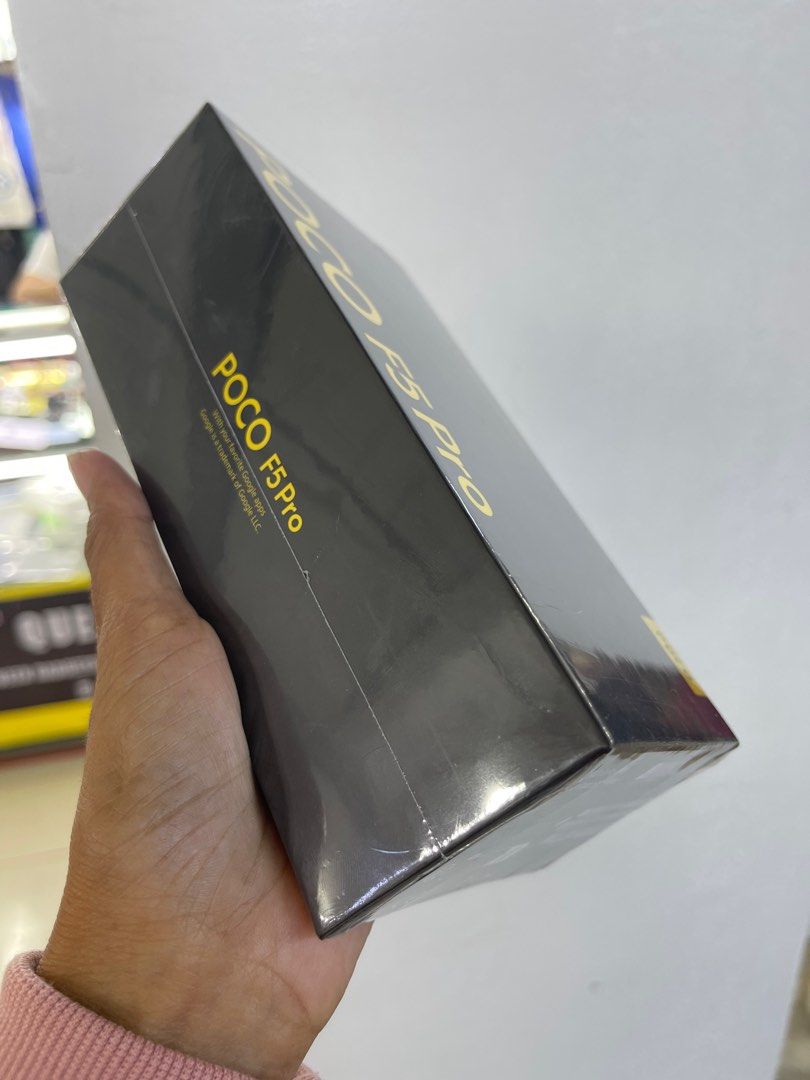 Poco F5 Pro 512gb 12g ram (Category: Xiaomi) located in San Juan City. Submitted by AshleyandLynGeneralmerchandise (Listing ID 1299663990, Image 2). Description: We accept trade in Credit card / Home Credit Shipping Meet ups / Delivery Fb page: Ashley & Lyn.