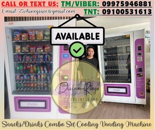 Promo Sale Snacks and Drinks Automatic Vending Machine