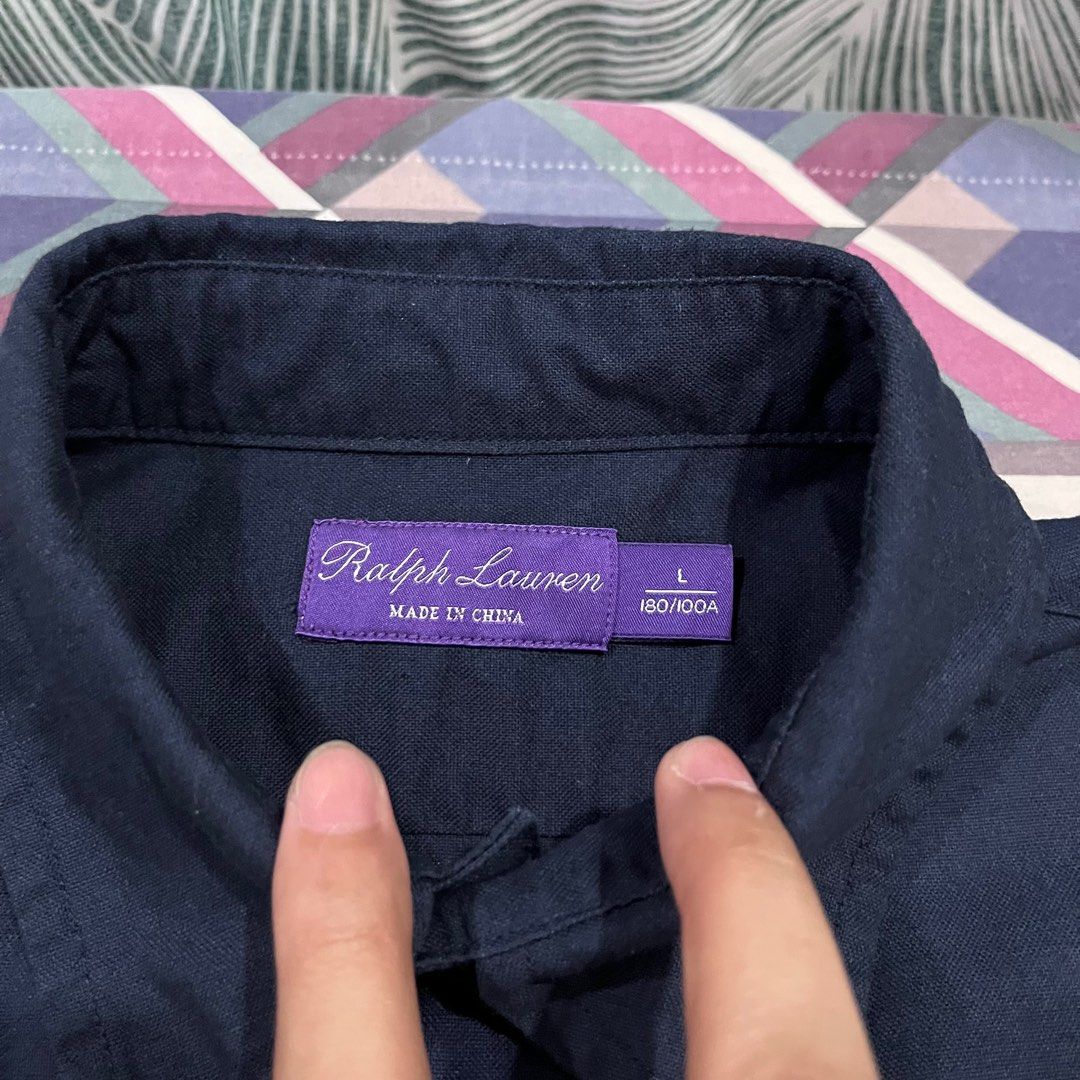 Ralph lauren purple label tag top