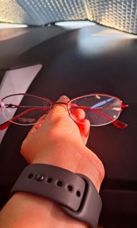Red Bayonetta Glasses Japan