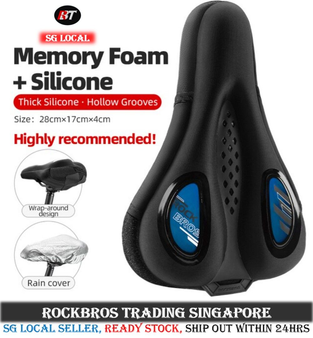 RockBros seat cover Bicycle seat cushion for MTB ROAD BIKE CITY BIKES bike seat cover Bicycle accessories Cycling Accessories Sports Equipment Bicycles Parts Parts Accessories on Carousell