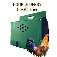 Rooster  /   chicken   /  fowl  /  Derby  /  poultry /  bird    Box   Carrier  Cage   Sabong Carrying  carry    Boxes   》  Plastic  DOUBLE wall =495  /  single =305  /  carton DOUBLE = 215   progre...
