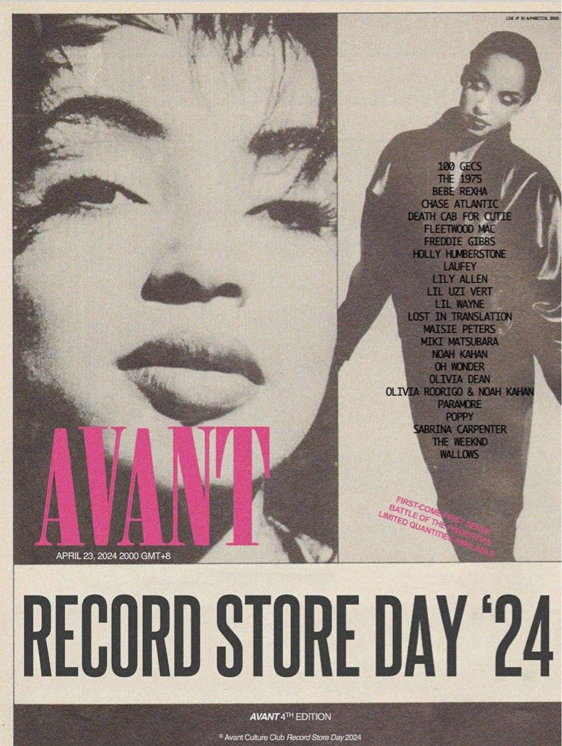 [RSD 2024] Record Store Day Vinyl LP Record Drop (Laufey, The 1975