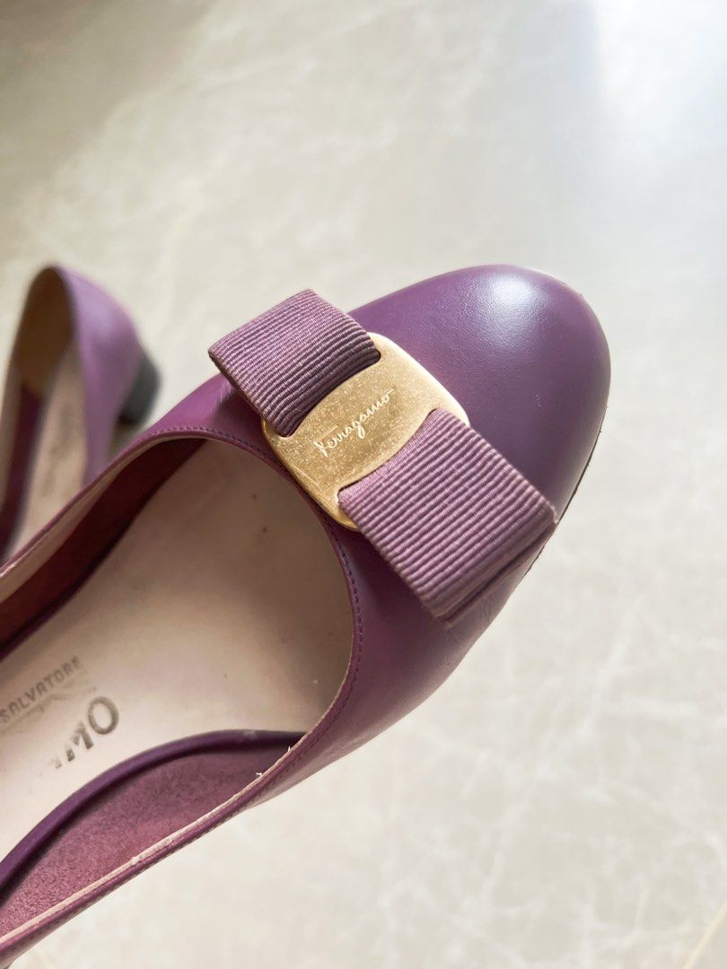 Salvatore Ferragamo Heels purple