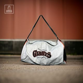 San Francisco Giants x Coca-Cola baseball barrel bag for sports, gym, travel