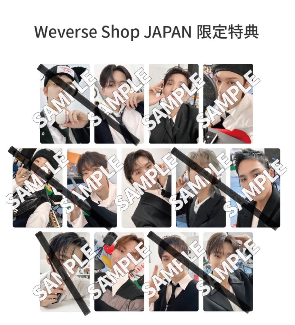 Seventeen 17 is right here 克拉盤特典卡wvs jp musickorea 簽售卡公 