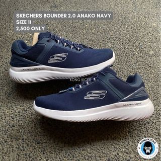 SKECHERS BOUNDER 2.0 ANAKO NAVY SIZE 11 2,500 ONLY