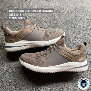 SKECHERS DELSON 3.0 CICADA SIZE 10.5 2,200 ONLY