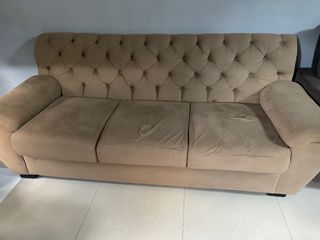 Sofa set with ottoman