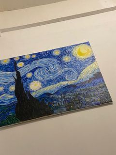 Starry Night Acrylic Painting (Imitation)