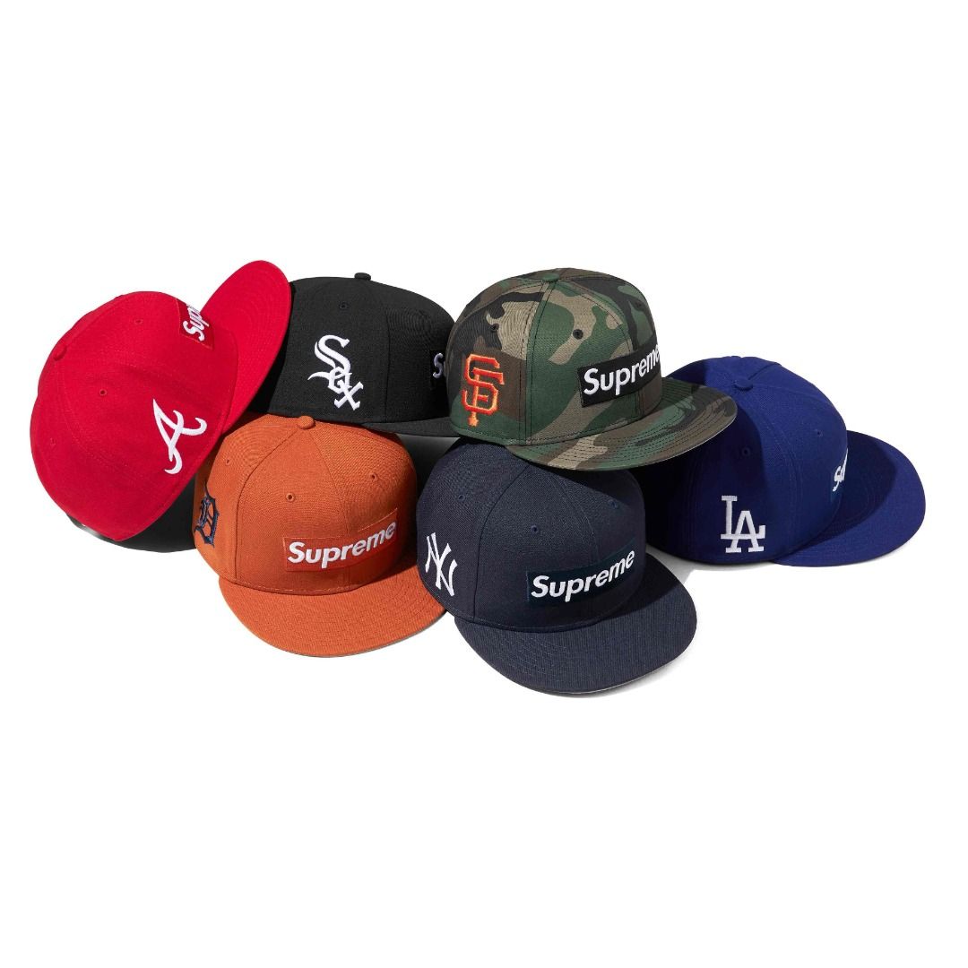 Supreme MLB Teams Box Logo New Era (SS24) - $68